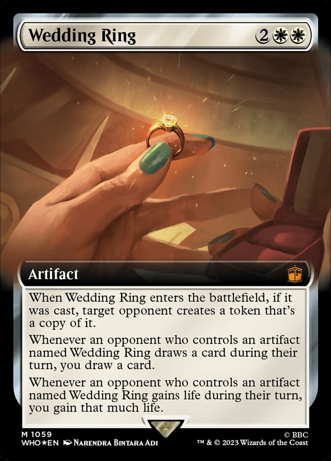 Wedding Ring 1059 (Universes Beyond: Doctor Who)  - Extended Art Surge Foil | Good Games North