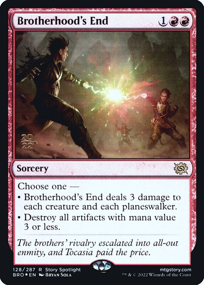 Brotherhood's End (Prerelease Cards)  - Foil | Good Games North