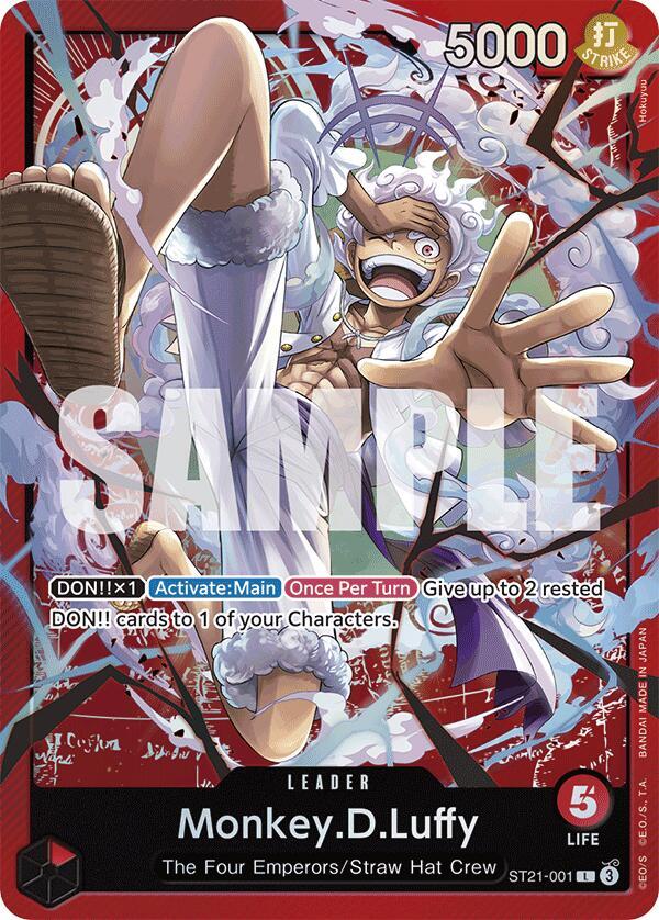 Monkey.D.Luffy ST21-001 (Starter Deck EX: Gear 5)  - Foil | Good Games North