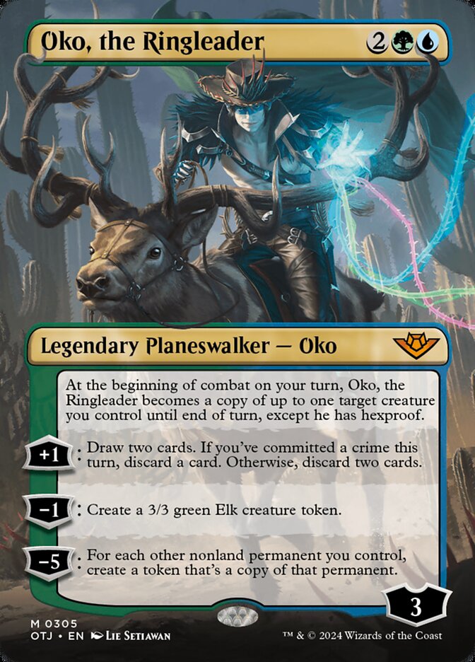 Oko, the Ringleader 305/286 (Outlaws of Thunder Junction)  - Borderless | Good Games North