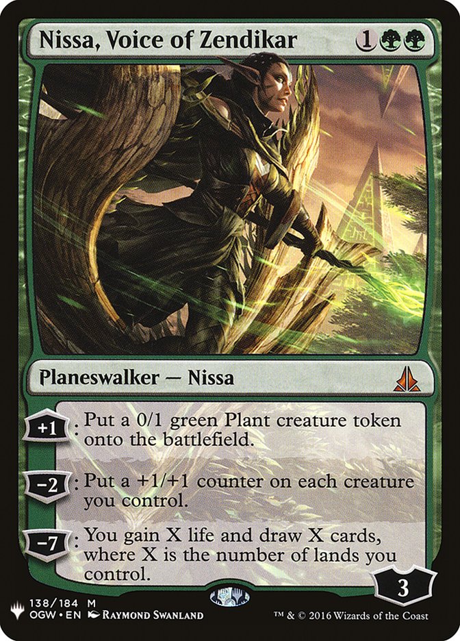 Nissa, Voice of Zendikar (The List Reprints)  | Good Games North