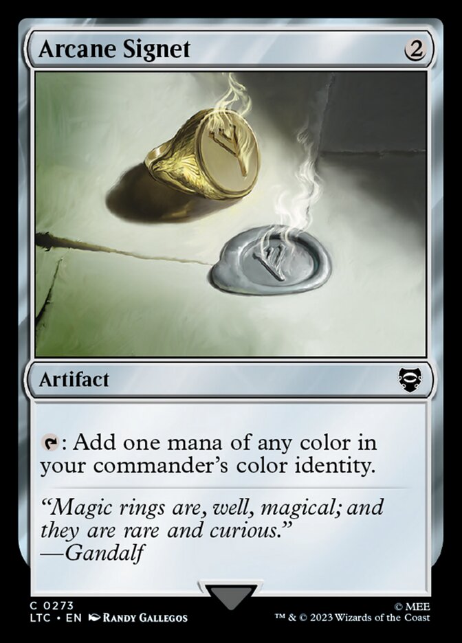 Arcane Signet (Commander: The Lord of the Rings: Tales of Middle-earth)  | Good Games North