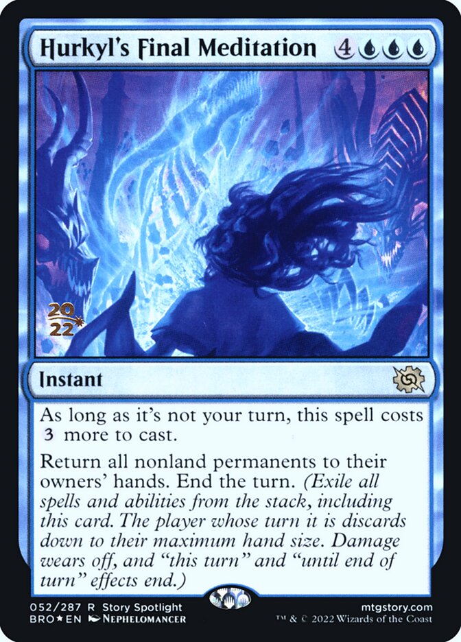 Hurkyl's Final Meditation 52s/169 (Prerelease Cards)  - Foil | Good Games North