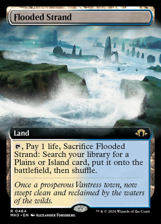 Flooded Strand 464/319 (Modern Horizons 3)  - Extended Art | Good Games North