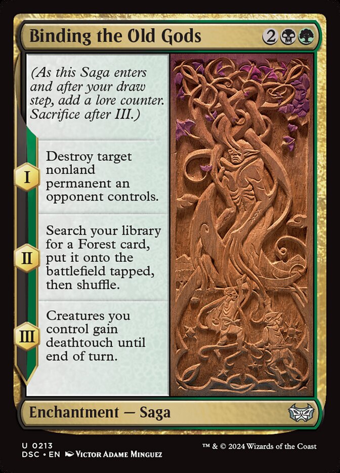 Binding the Old Gods (Commander: Duskmourn: House of Horror)  | Good Games North