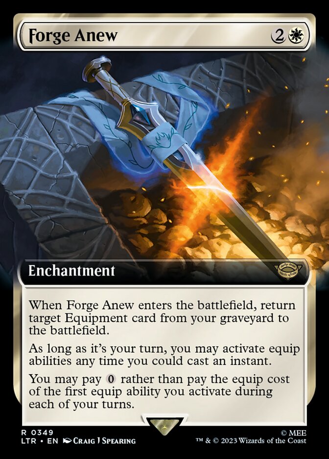 Forge Anew 349 (Universes Beyond: The Lord of the Rings: Tales of Middle-earth)  - Extended Art | Good Games North