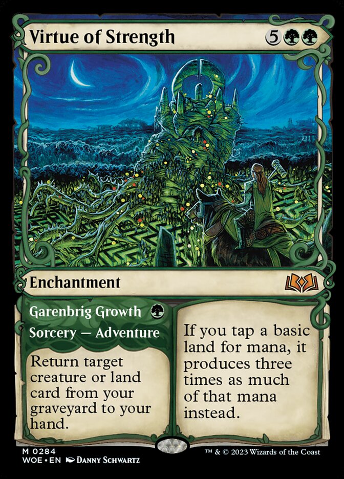 Virtue of Strength // Garenbrig Growth (Wilds of Eldraine)  | Good Games North