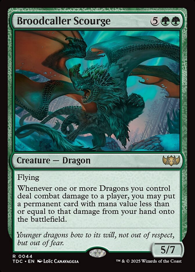 Broodcaller Scourge 44 (Commander: Tarkir: Dragonstorm)  | Good Games North