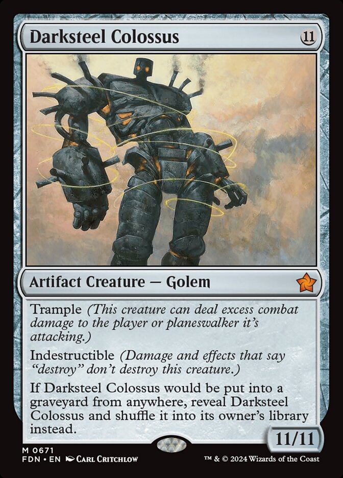 Darksteel Colossus (Foundations)  | Good Games North
