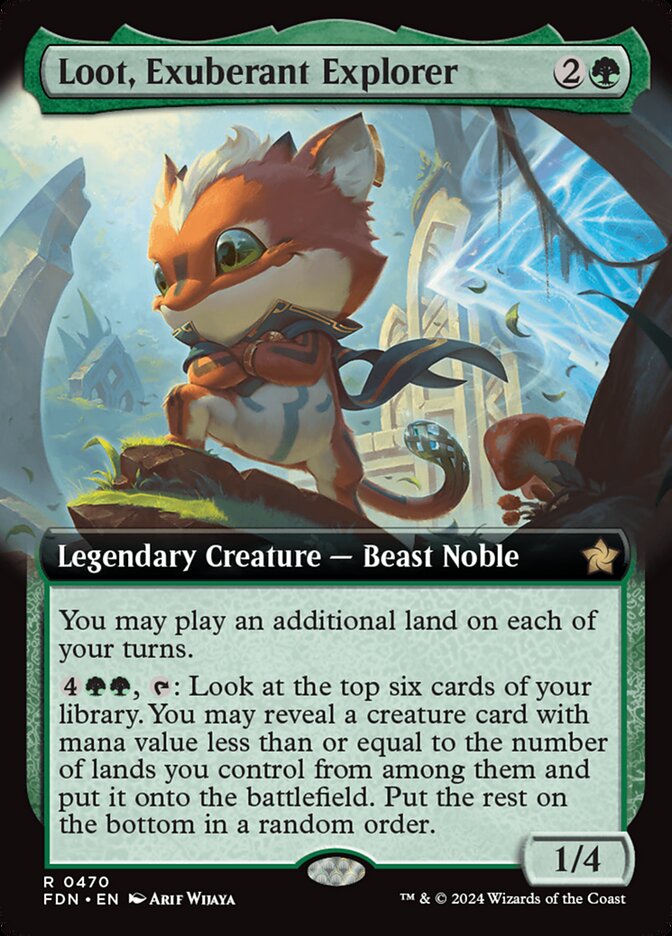 Loot, Exuberant Explorer 470 (Foundations)  - Extended Art | Good Games North