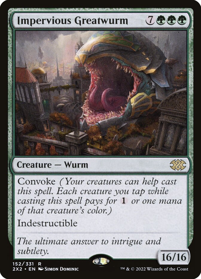 Impervious Greatwurm (Double Masters 2022)  | Good Games North