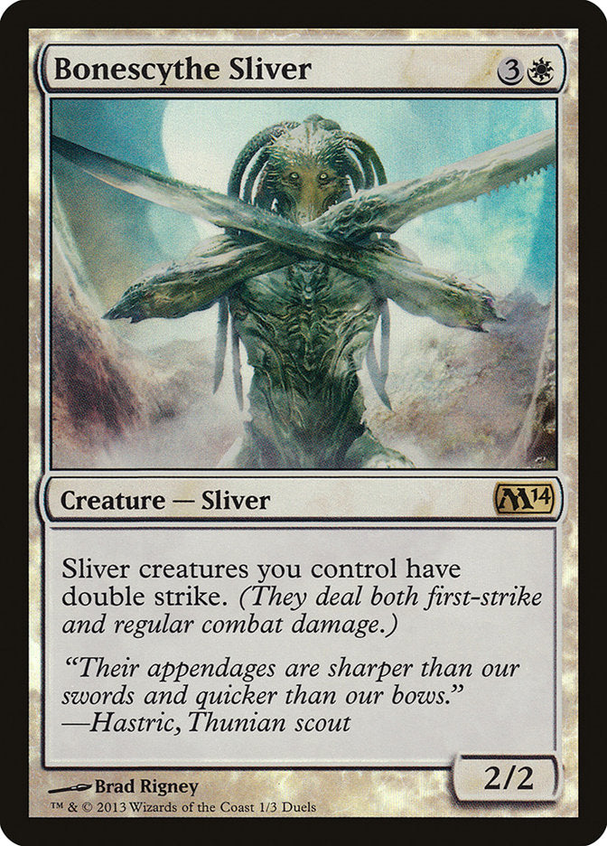 Bonescythe Sliver (Media Promos)  - Foil | Good Games North