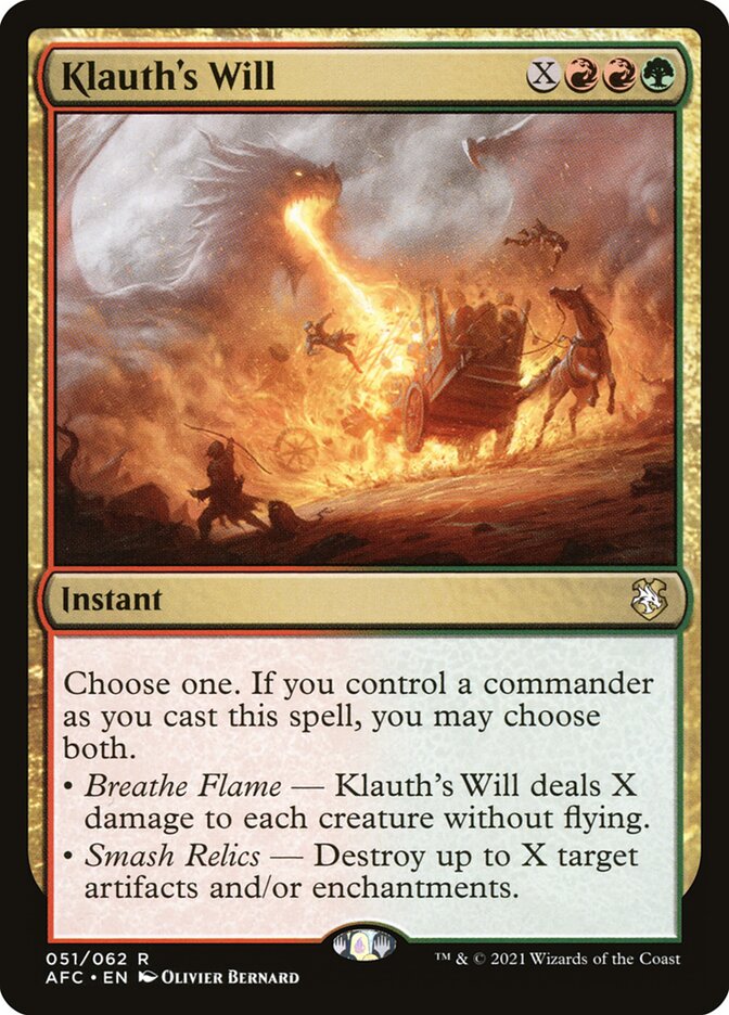 Klauth's Will (Commander: Adventures in the Forgotten Realms)  | Good Games North