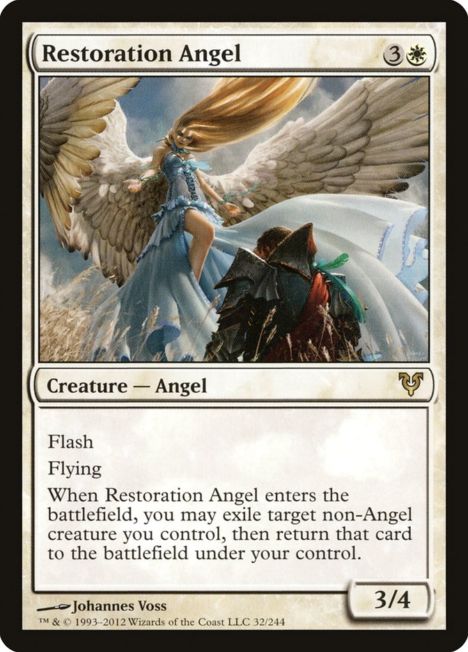 Restoration Angel 32 (Avacyn Restored)  - Foil | Good Games North