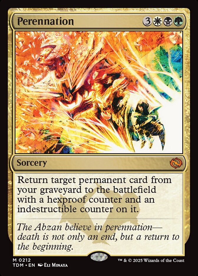 Perennation 212/291 (Tarkir: Dragonstorm)  - Foil | Good Games North