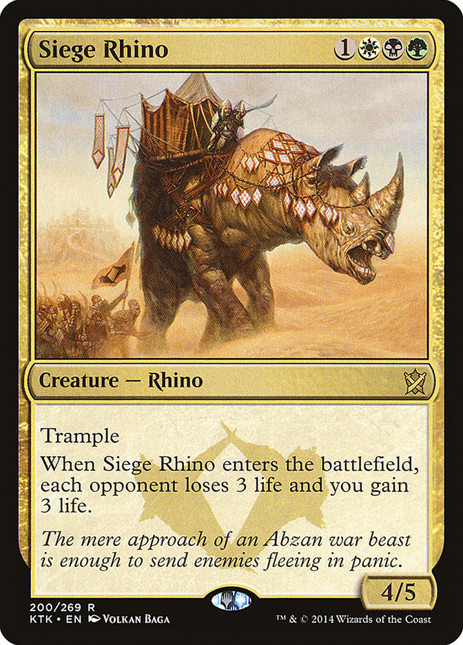 Siege Rhino (Khans of Tarkir)  | Good Games North