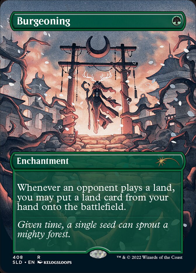 Burgeoning 408/1 (Secret Lair Drop Series)  - Borderless Foil | Good Games North