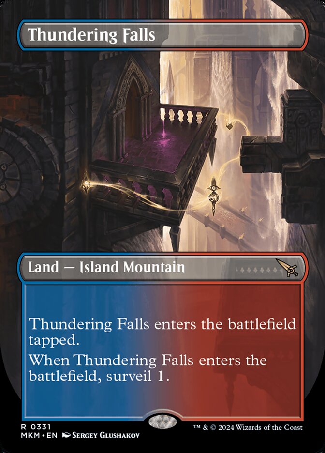 Thundering Falls 331 (Murders at Karlov Manor)  - Borderless Foil | Good Games North