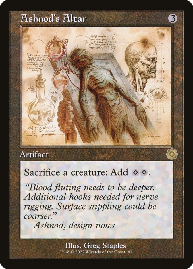 Ashnod's Altar (The Brothers' War: Retro Frame Artifacts)  - Foil | Good Games North