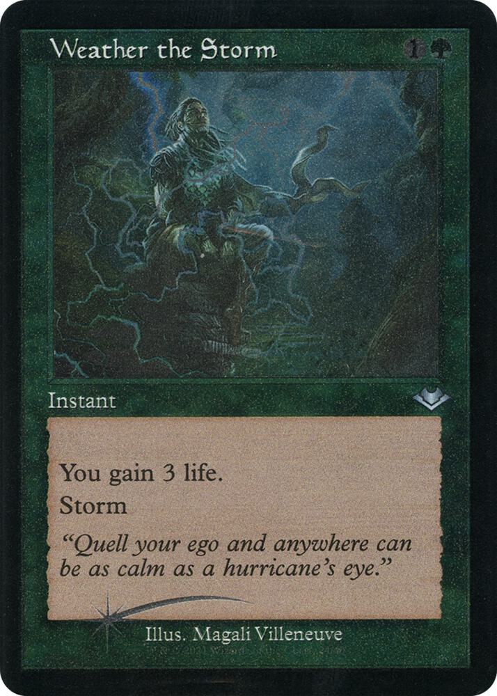 Weather the Storm Retro Frame Foil Etched (Modern Horizons)  - Foil | Good Games North