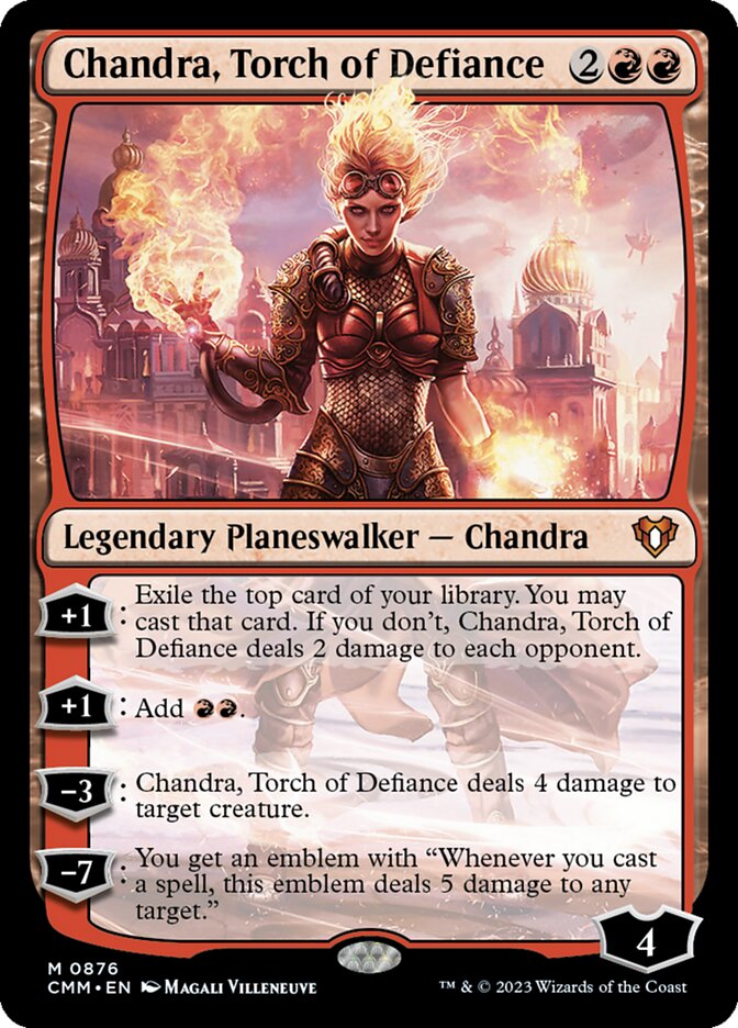 Chandra, Torch of Defiance (Commander Masters)  | Good Games North