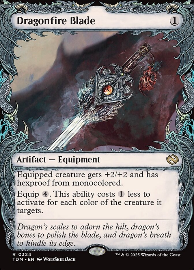 Dragonfire Blade (Tarkir: Dragonstorm)  - Foil | Good Games North