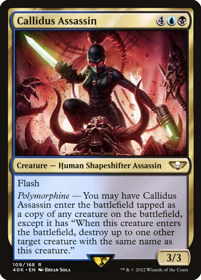 Callidus Assassin 109 (Universes Beyond: Warhammer 40,000)  | Good Games North