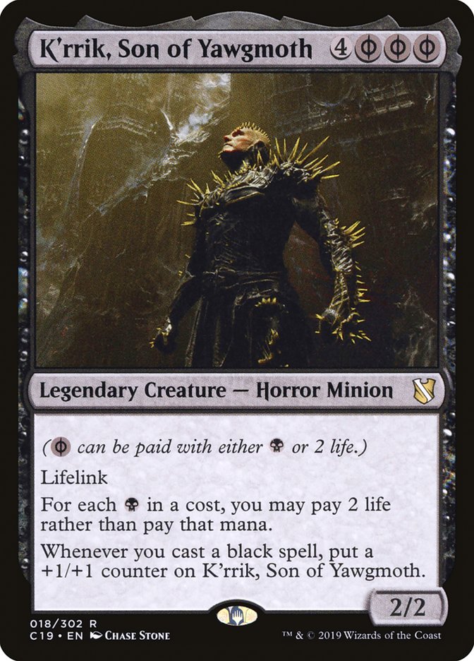 K'rrik, Son of Yawgmoth 18 (Commander 2019)  | Good Games North