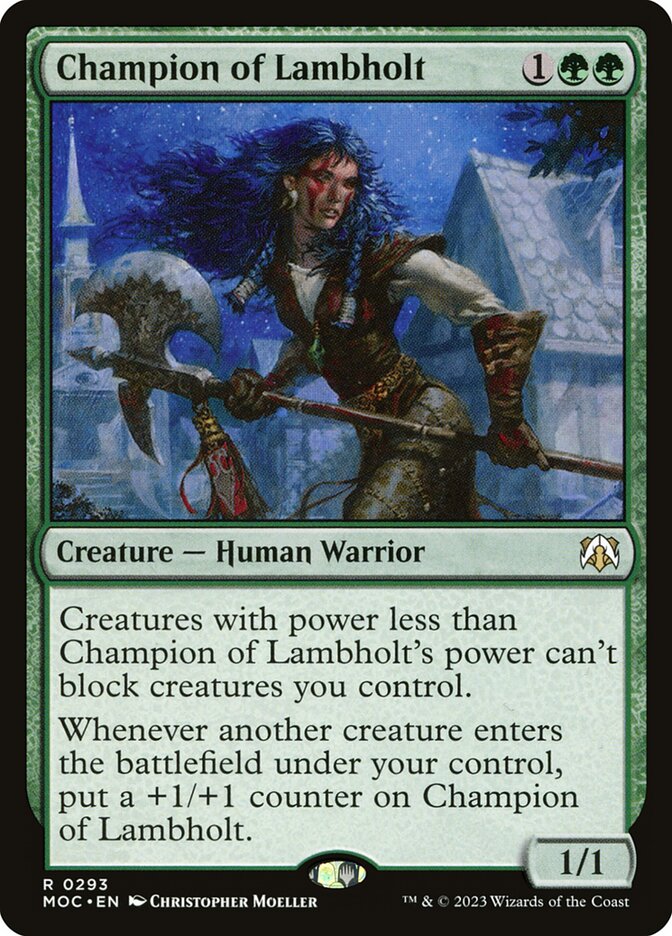 Champion of Lambholt 293 (Commander: March of the Machine)  | Good Games North