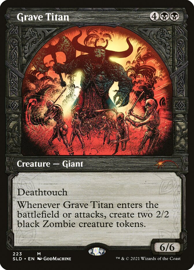 Grave Titan 223 (Secret Lair Drop Series)  - Showcase Foil | Good Games North