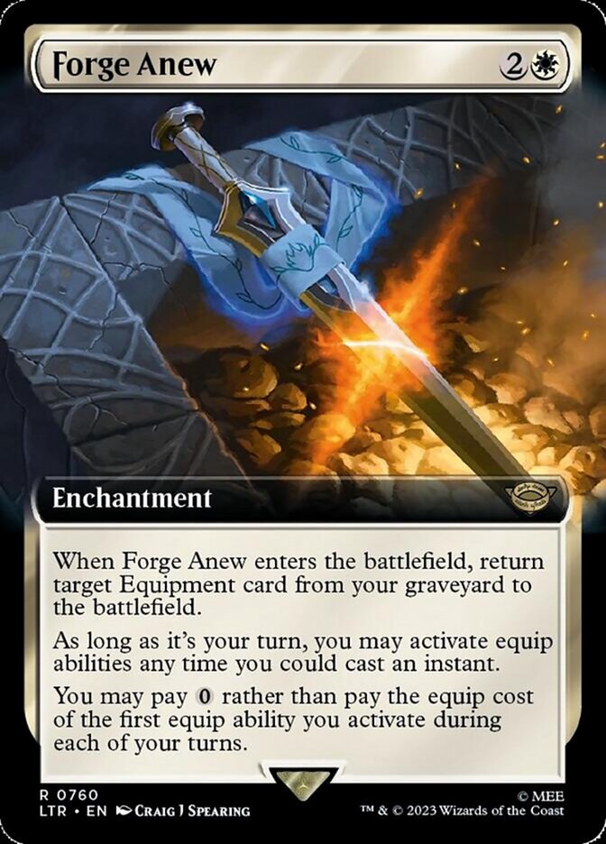 Forge Anew 760 (Universes Beyond: The Lord of the Rings: Tales of Middle-earth)  - Extended Art Surge Foil | Good Games North