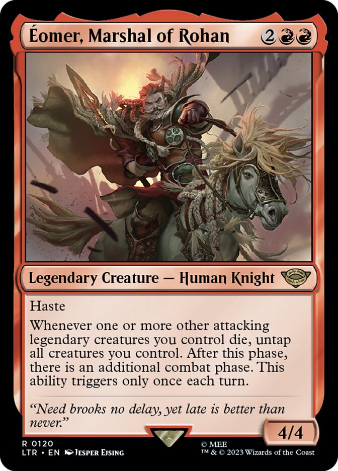 Éomer, Marshal of Rohan 120/281 (Universes Beyond: The Lord of the Rings: Tales of Middle-earth)  | Good Games North