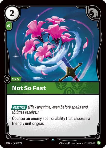 Not So Fast 45/221 (Spiritforged)  | Good Games North