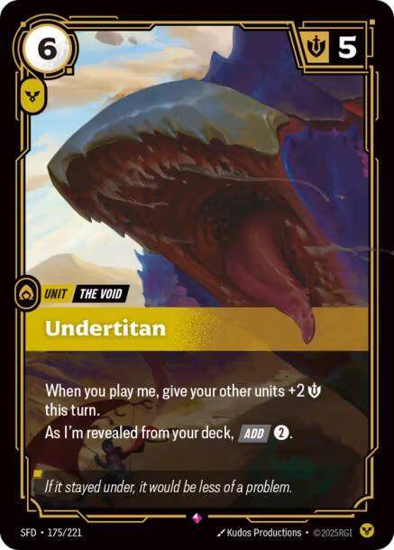 Undertitan (Spiritforged)  - Foil | Good Games North
