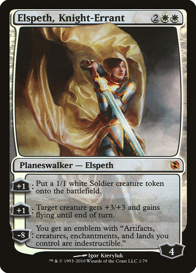 Elspeth, Knight-Errant 1/79 (Duel Decks: Elspeth vs. Tezzeret)  - Foil | Good Games North