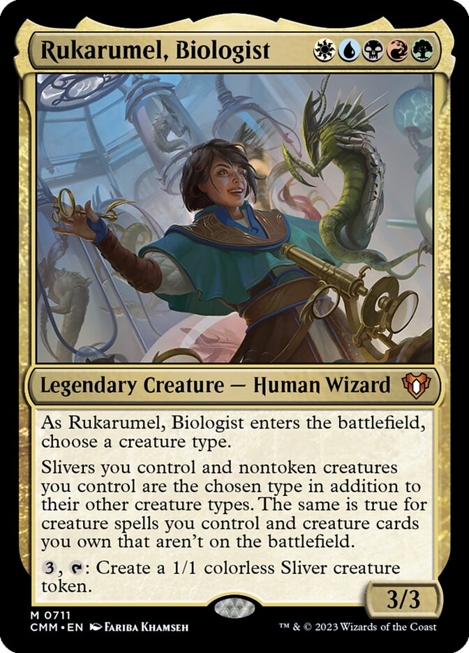 Rukarumel, Biologist (Commander Masters)  - Foil | Good Games North