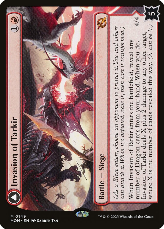 Invasion of Tarkir // Defiant Thundermaw 149/291 (March of the Machine)  - Foil | Good Games North