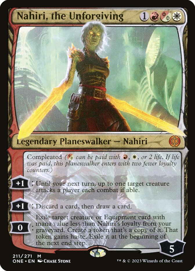 Nahiri, the Unforgiving (Phyrexia: All Will Be One)  - Foil | Good Games North