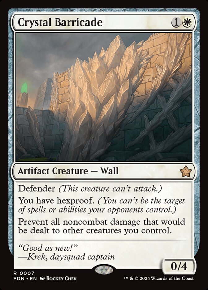 Crystal Barricade 7 (Foundations)  | Good Games North