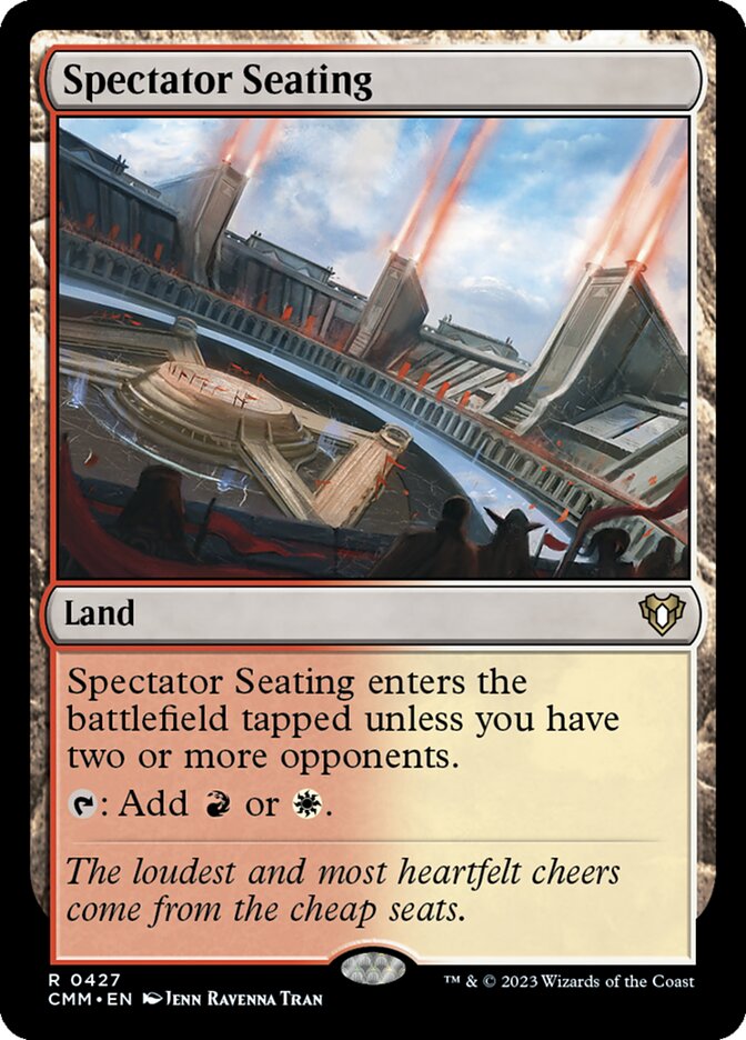 Spectator Seating (Commander Masters)  - Foil | Good Games North