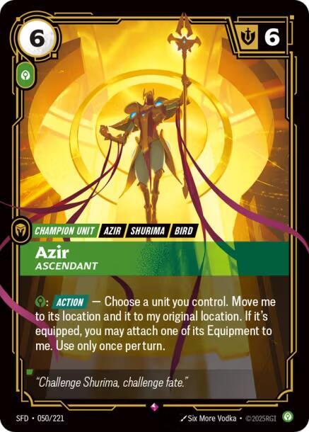 Azir Ascendant (Spiritforged)  - Foil | Good Games North