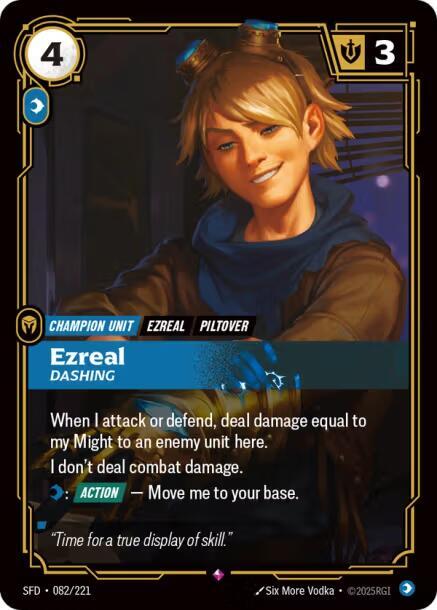 Ezreal Dashing (Spiritforged)  - Foil | Good Games North