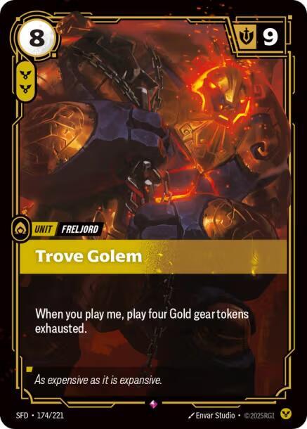 Trove Golem (Spiritforged)  - Foil | Good Games North