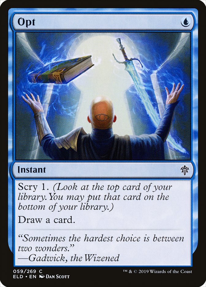 Opt 59/269 (Throne of Eldraine)  - Foil | Good Games North