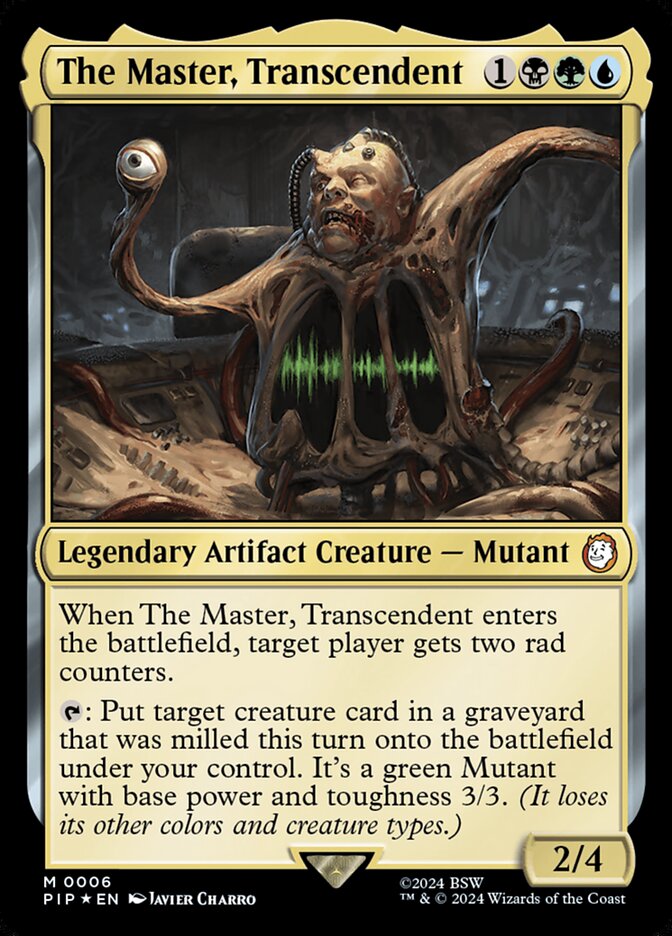The Master, Transcendent (Universes Beyond: Fallout)  - Foil | Good Games North