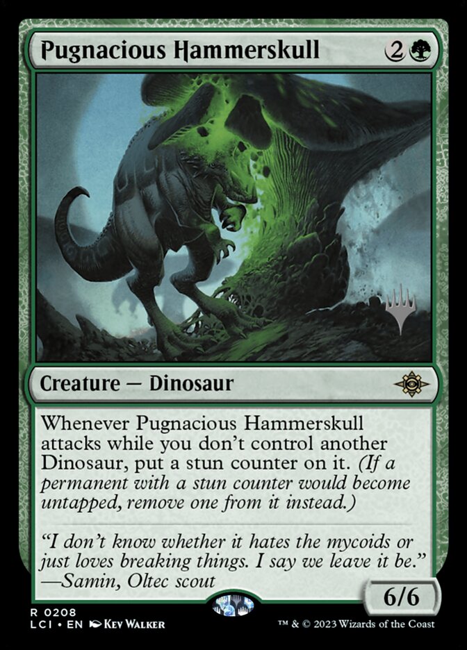 Pugnacious Hammerskull 208p/138 (Promo Pack: The Lost Caverns of Ixalan)  - Foil | Good Games North