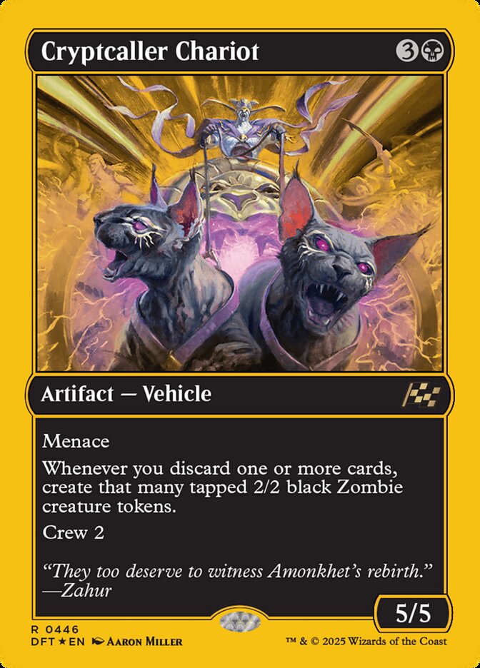 Cryptcaller Chariot (Aetherdrift)  - Foil | Good Games North