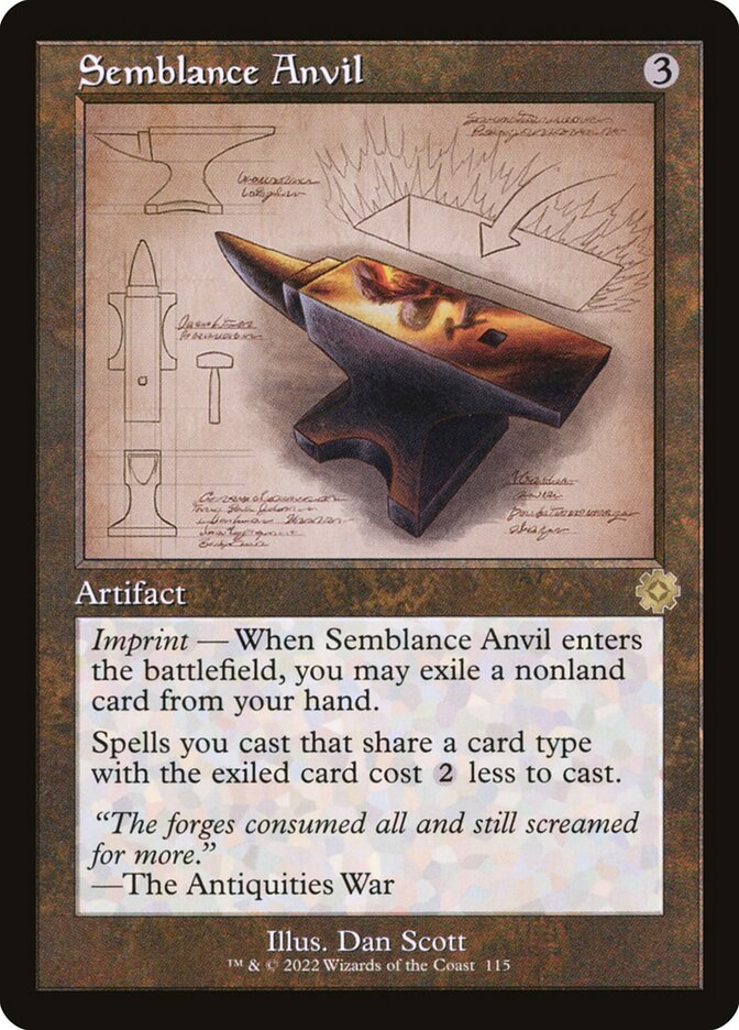 Semblance Anvil 115/63 (The Brothers' War: Retro Frame Artifacts)  - Foil | Good Games North