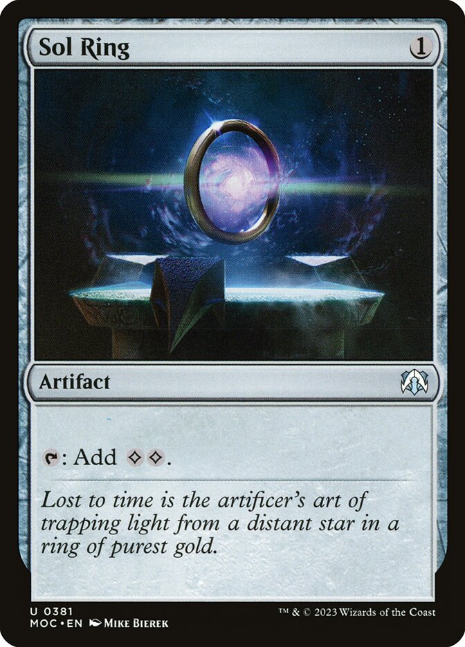 Sol Ring 381/444 (Commander: March of the Machine)  | Good Games North