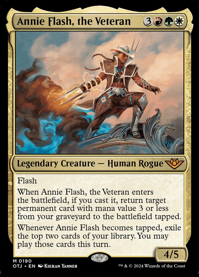 Annie Flash, the Veteran (Outlaws of Thunder Junction)  - Foil | Good Games North